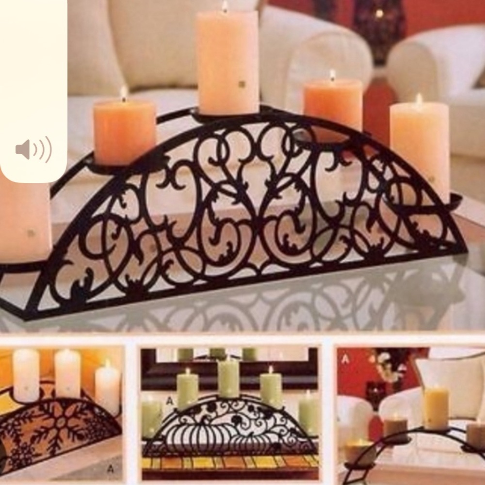 PartyLite Couture Hearthside Candle Holder - Picture 2 of 11